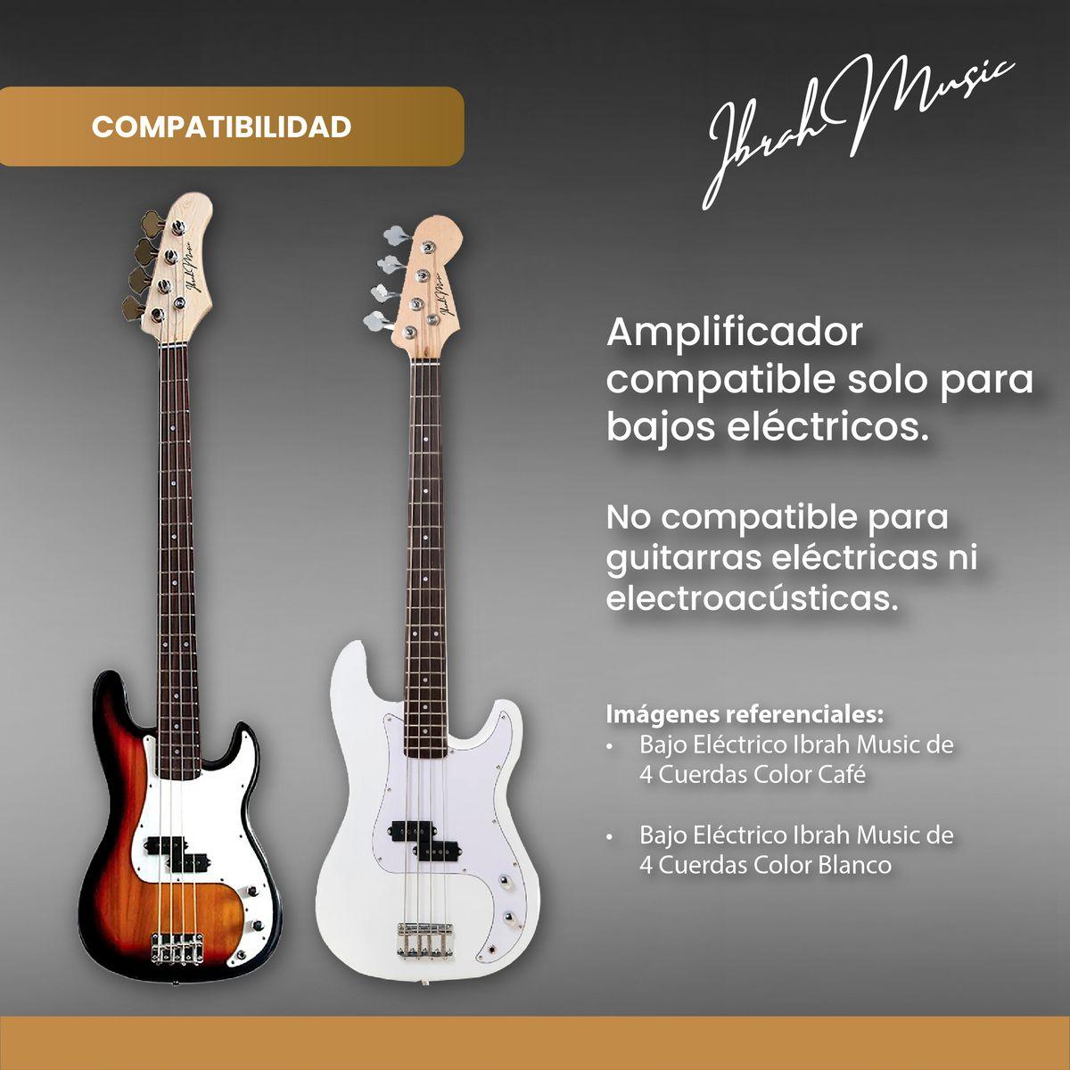 Amplificador Para Bajo Electrico 20W Ibrah Music-4