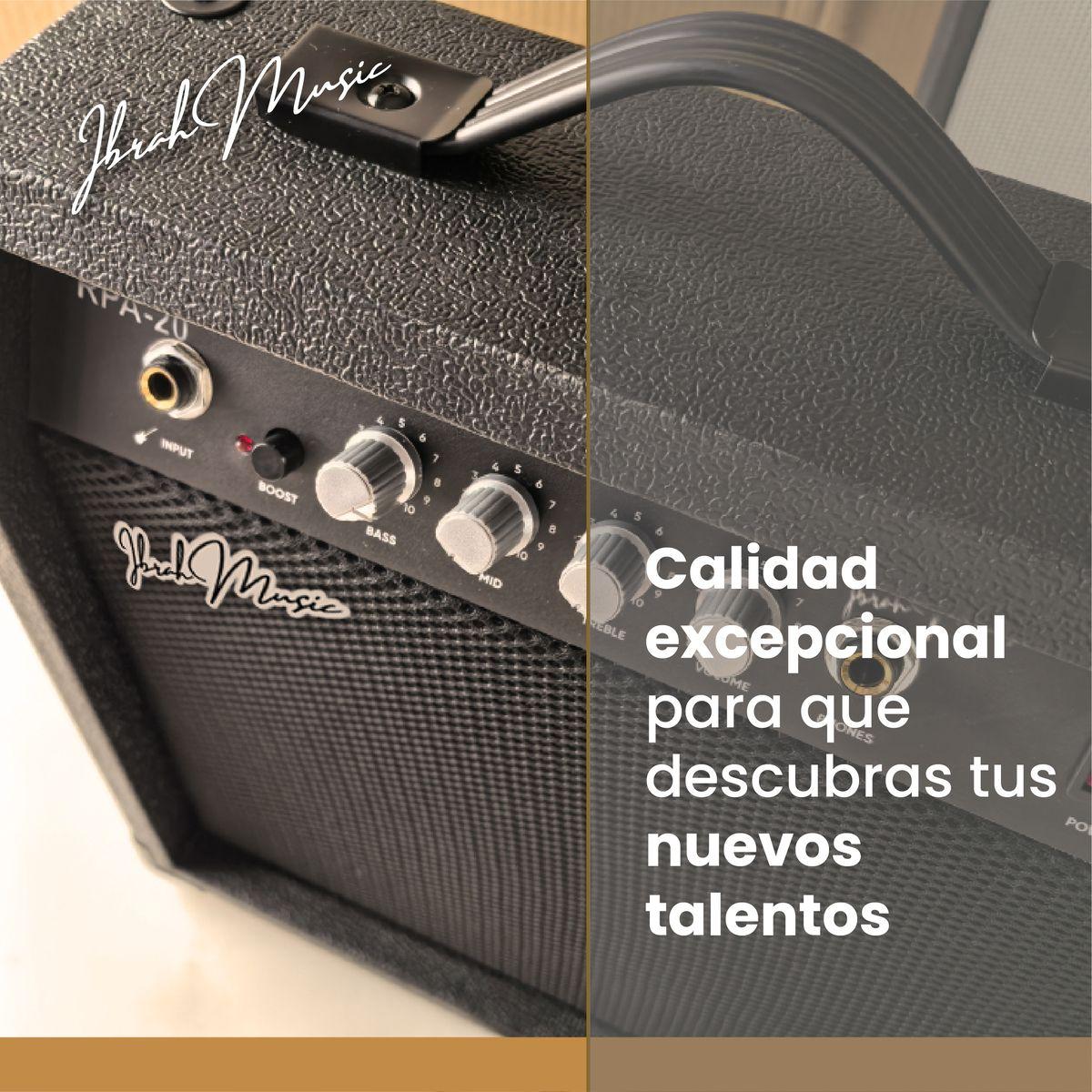 Amplificador Para Bajo Electrico 20W Ibrah Music-5