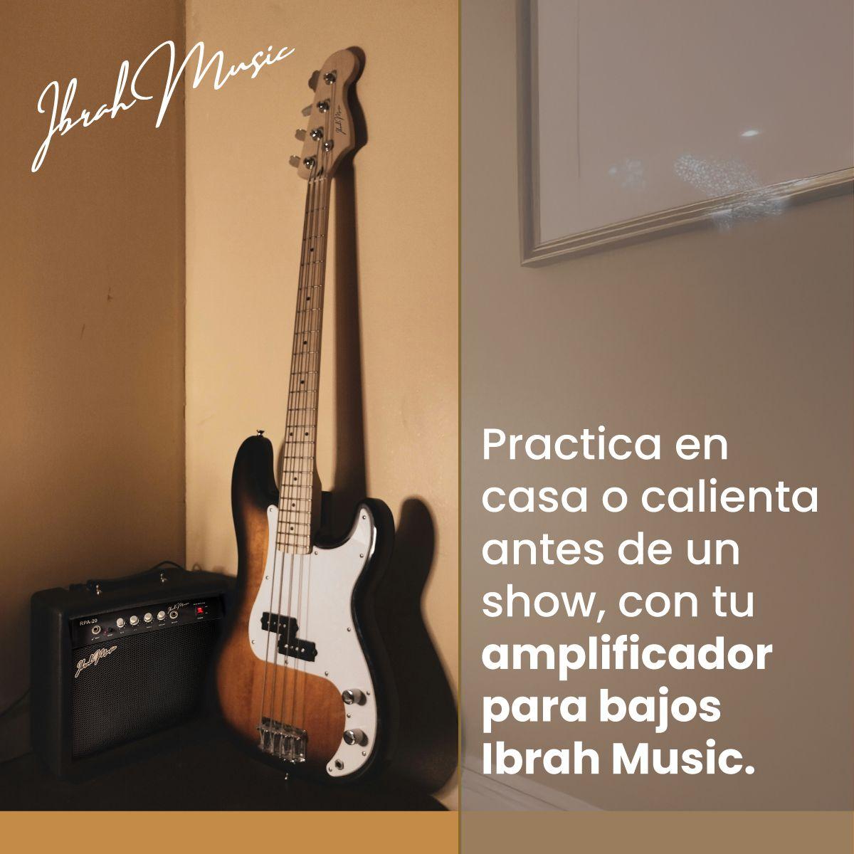Amplificador Para Bajo Electrico 20W Ibrah Music-6