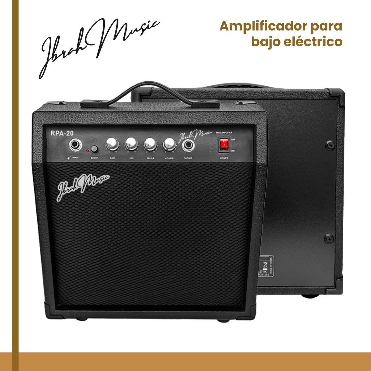 Amplificador Para Bajo Electrico 20W Ibrah Music-8