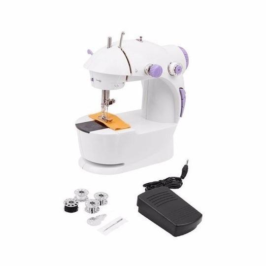Máquina de Coser Eléctrica Portátil Mini Con Pedal-3