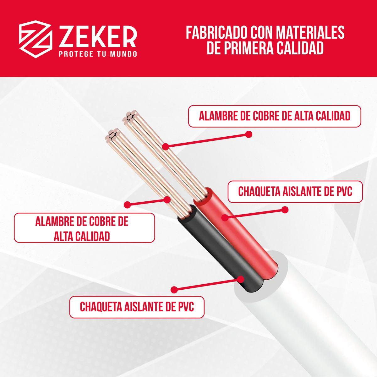 Cable Camara Seguridad Zeker Dual Extensor 10M Dc + Ethernet-2