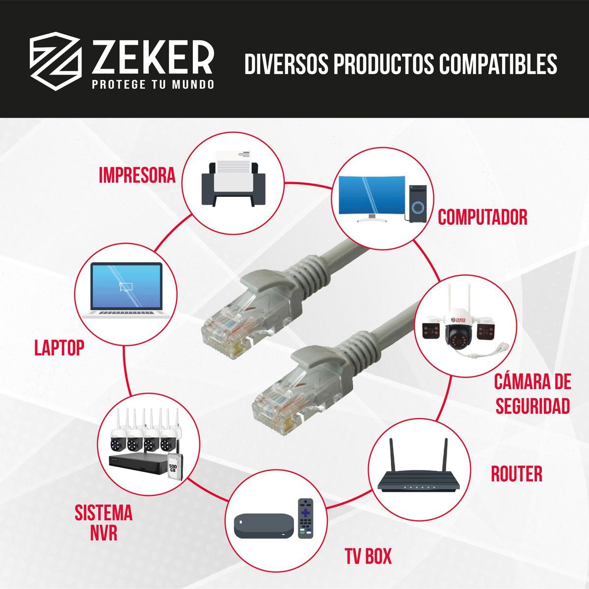 Cable Camara Seguridad Zeker Dual Extensor 10M Dc + Ethernet-4