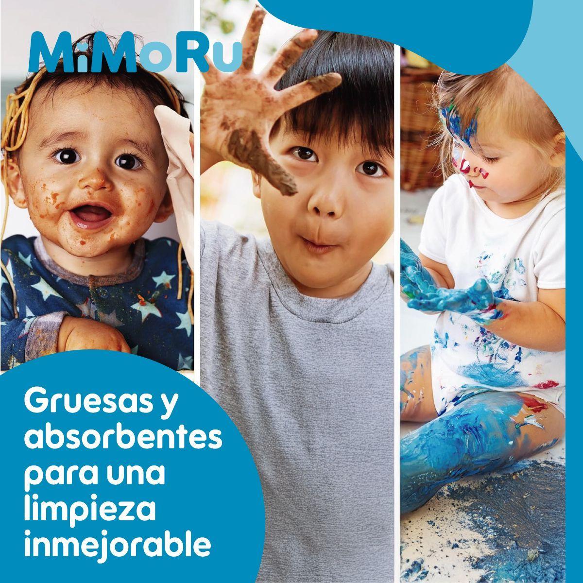 Toallitas Humedas Mimoru Bebe 60 Unidades Wipes 99 Agua Hipoalergenica-5