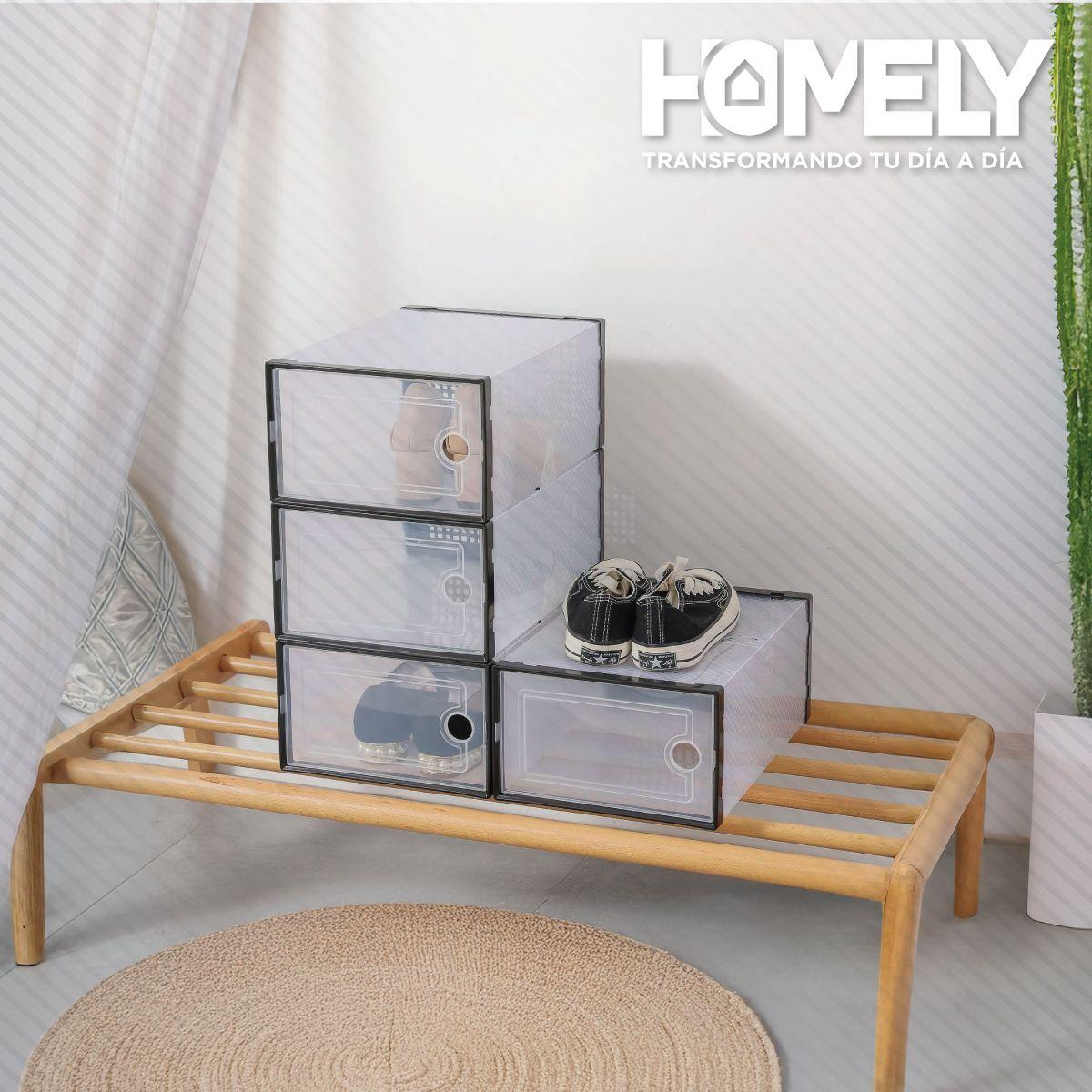 Caja Organizador de Zapatos Homely Zapatero Apilable Set X4-8