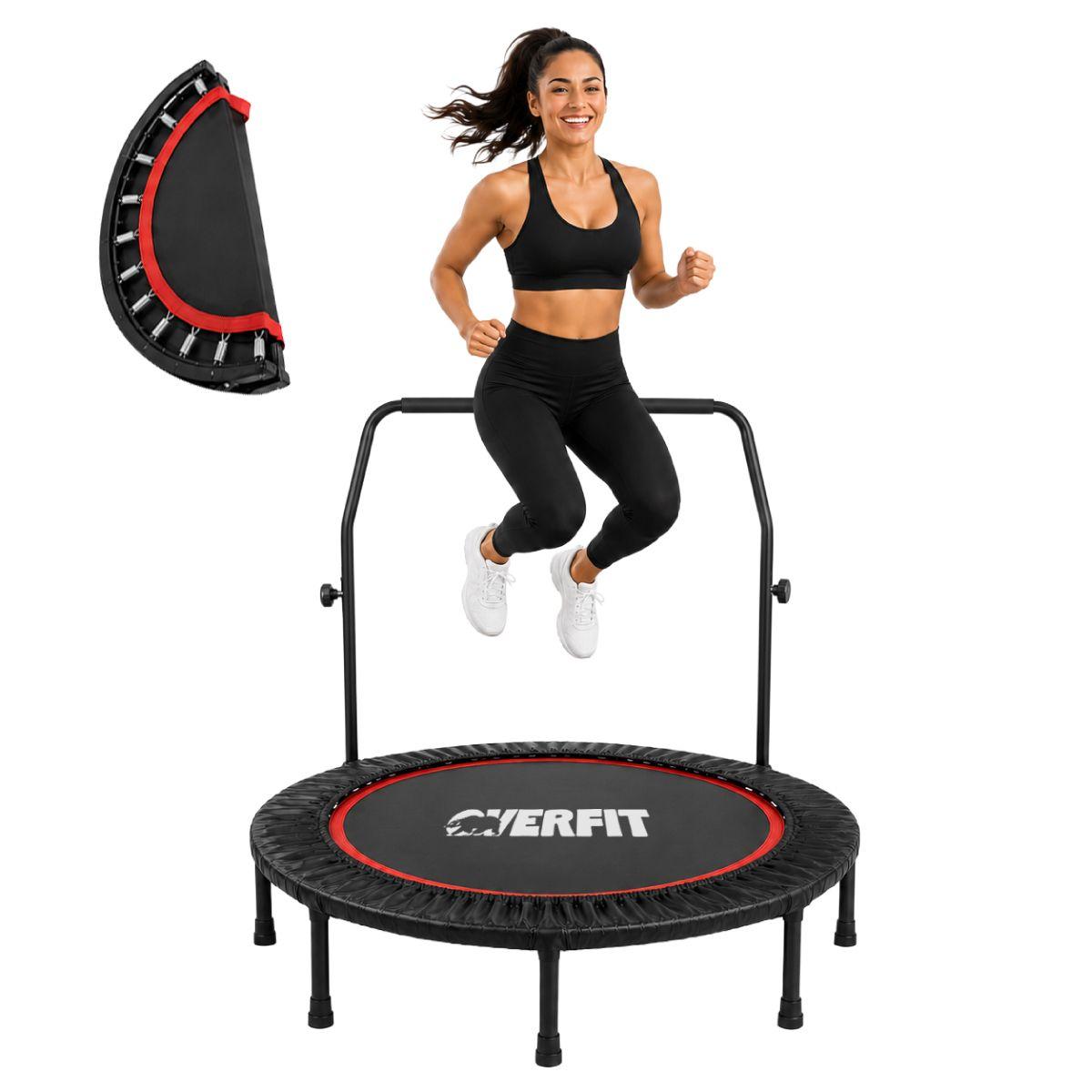 Trampolin Aerobicos Overfit Ejercicio Fitness Yoga Negro-0
