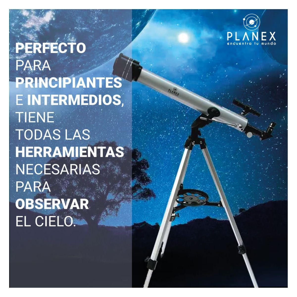 Telescopio Astronómico Monocular F70060 Planex + Soporte-7