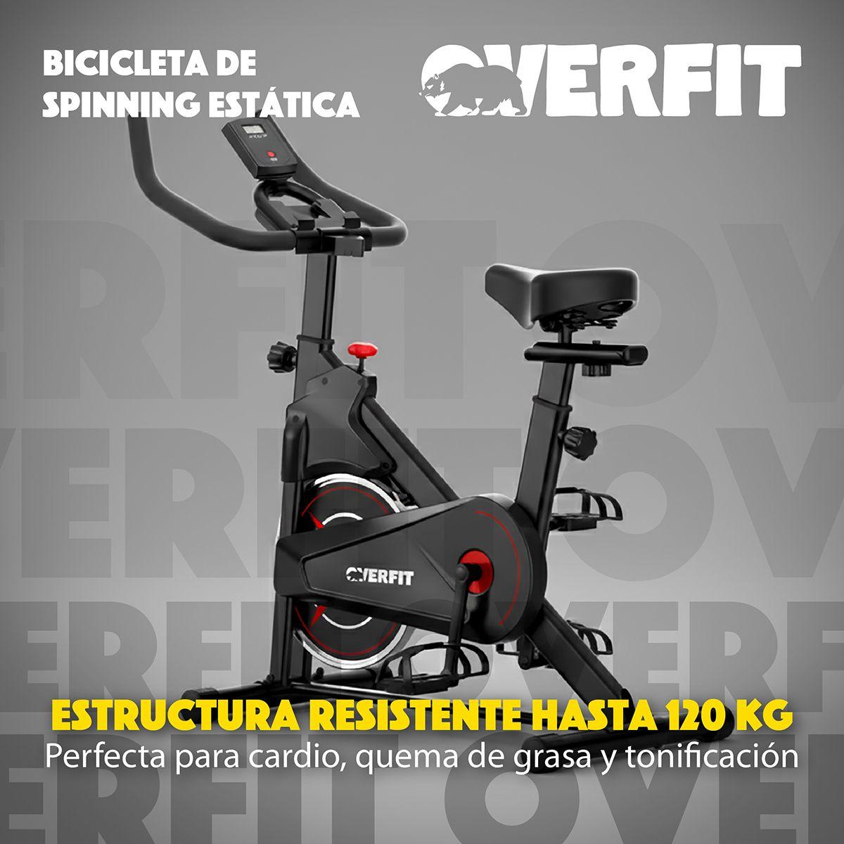 Bicicleta de Spinning Pro Overfit Estatica Fitness Gym 4 kg-4