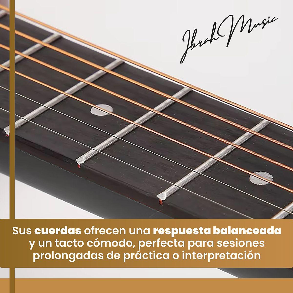 Guitarra Acustica Cutaway Ibrah Music 38 plgds + accesorios-3