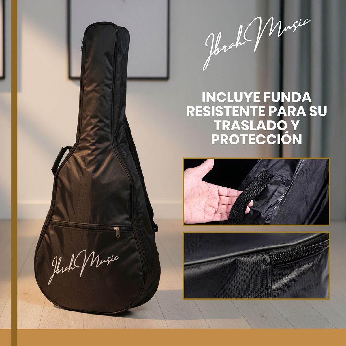 Guitarra Acustica Cutaway Ibrah Music 38 plgds + accesorios-4
