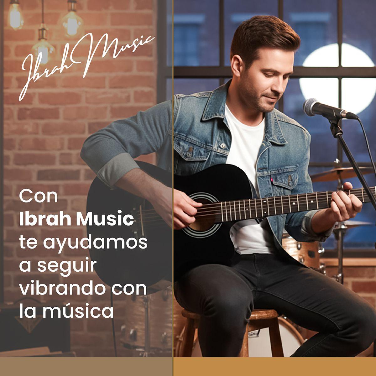 Guitarra Acustica Cutaway Ibrah Music 38 plgds + accesorios-8