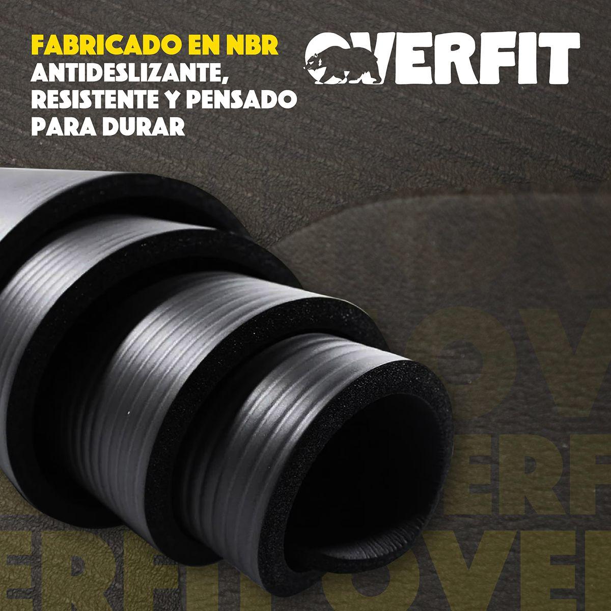 Mat Yoga Nbr 15mm Overfit Ejercicio Alfombra Antideslizante-4