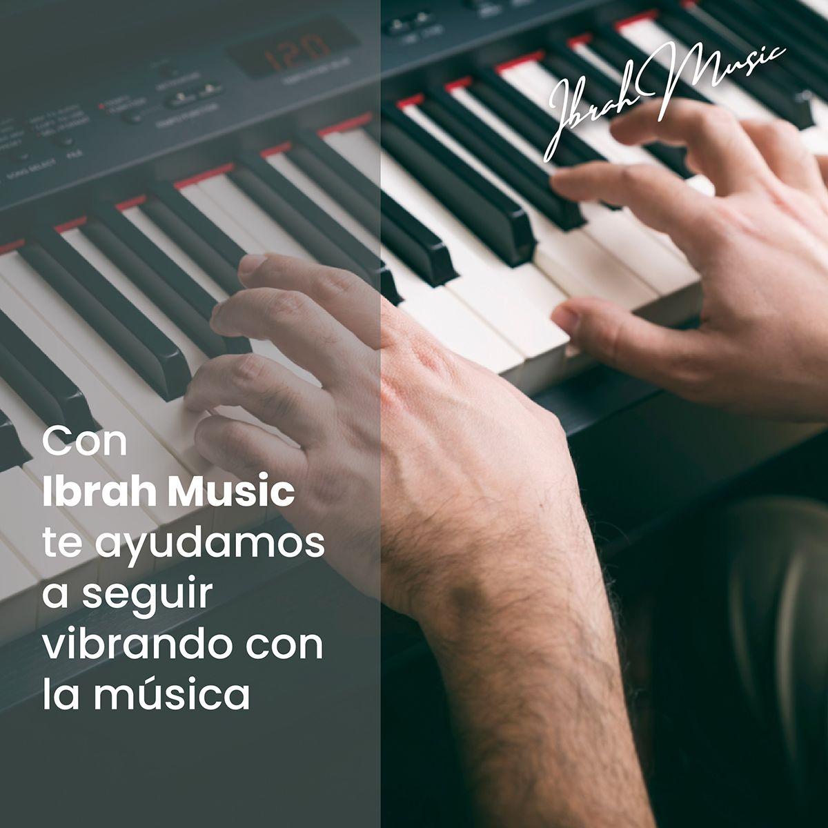 Teclado Musical 61 Teclas Ibrah Piano + Funda + Atril-7