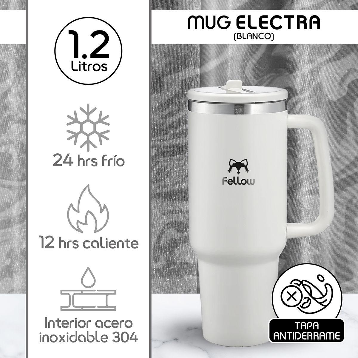 Vaso Termico 1.2Lts Electra By Fellow Mug Tumblr + Bombilla-1