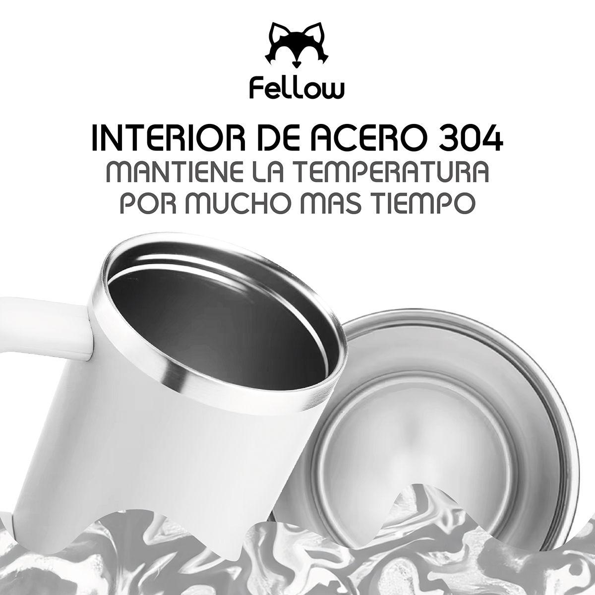Vaso Termico 1.2Lts Electra By Fellow Mug Tumblr + Bombilla-3