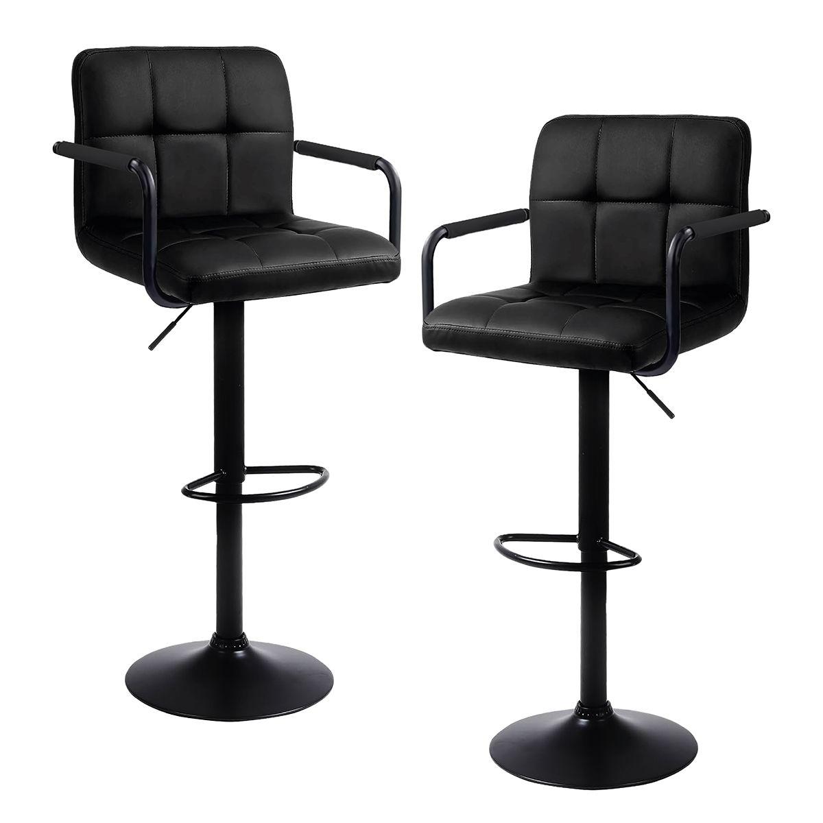 Pack x2 Sillas De Bar Piso Taburete Homely Comfort 61-81CM-0