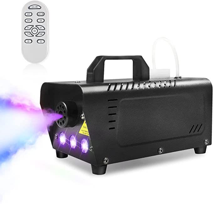 Maquina de Humo Cascada Niebla Portatil Control Remoto 600W-2