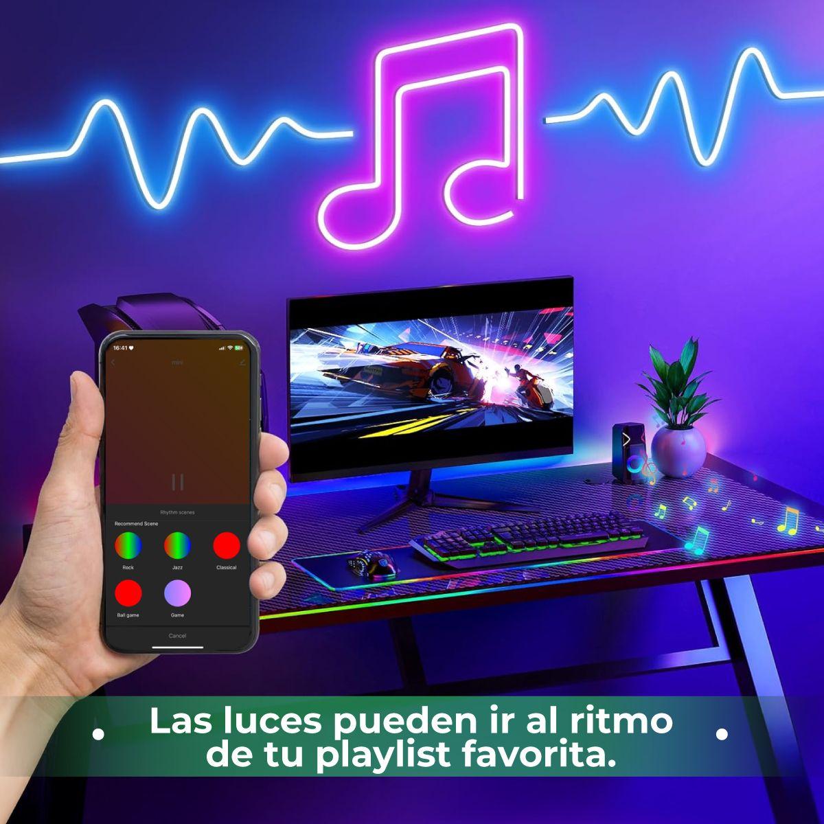 Tiras Luces Led Neon Hosser Cinta Led Rgb 5 Mt Flexible Tuya-8