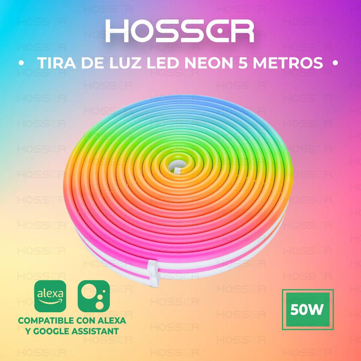 Tiras Luces Led Neon Hosser Cinta Led Rgb 5 Mt Flexible Tuya-7