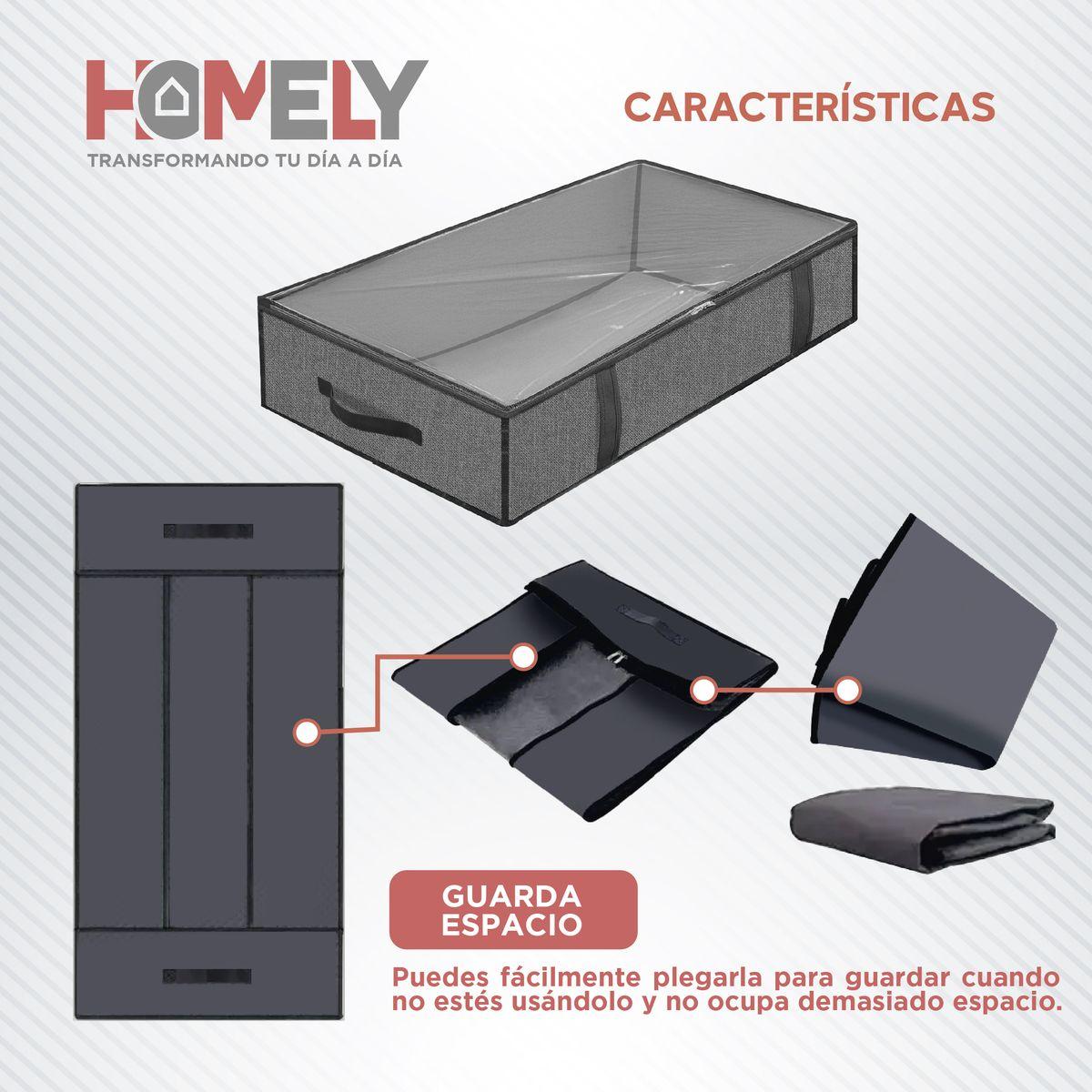 Bolsas Organizadoras Bajo Cama Homely Contenedor 90L Set X2-3