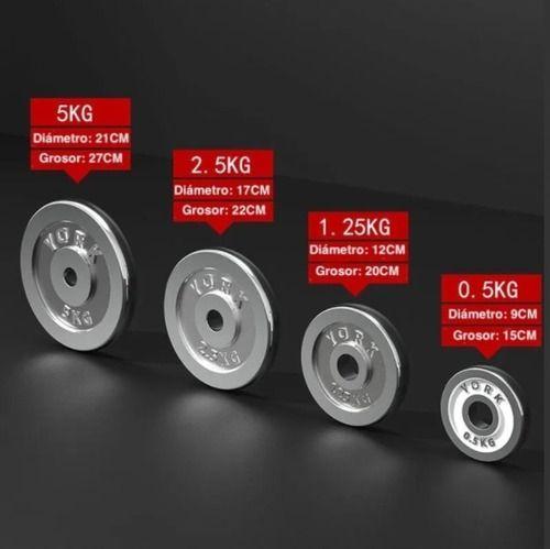 Set Mancuernas Cromadas 30kg Fitness Pesas Peso Regulable-4