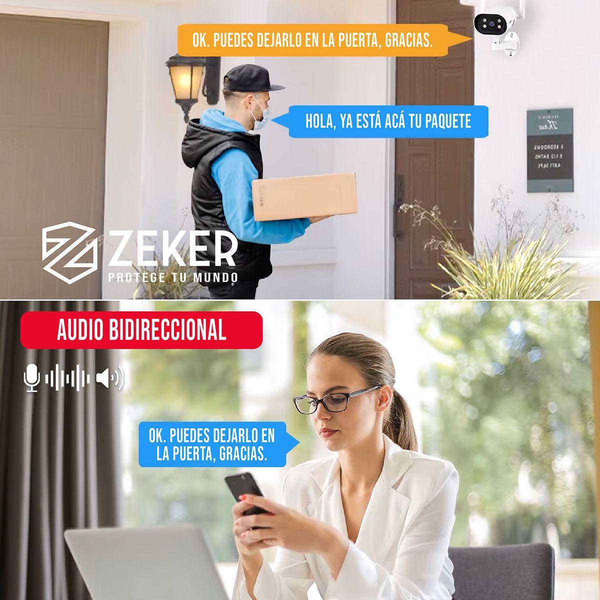 Kit Nvr Camaras Zeker Seguridad 1080p FHD + Disco Duro 500gb-8