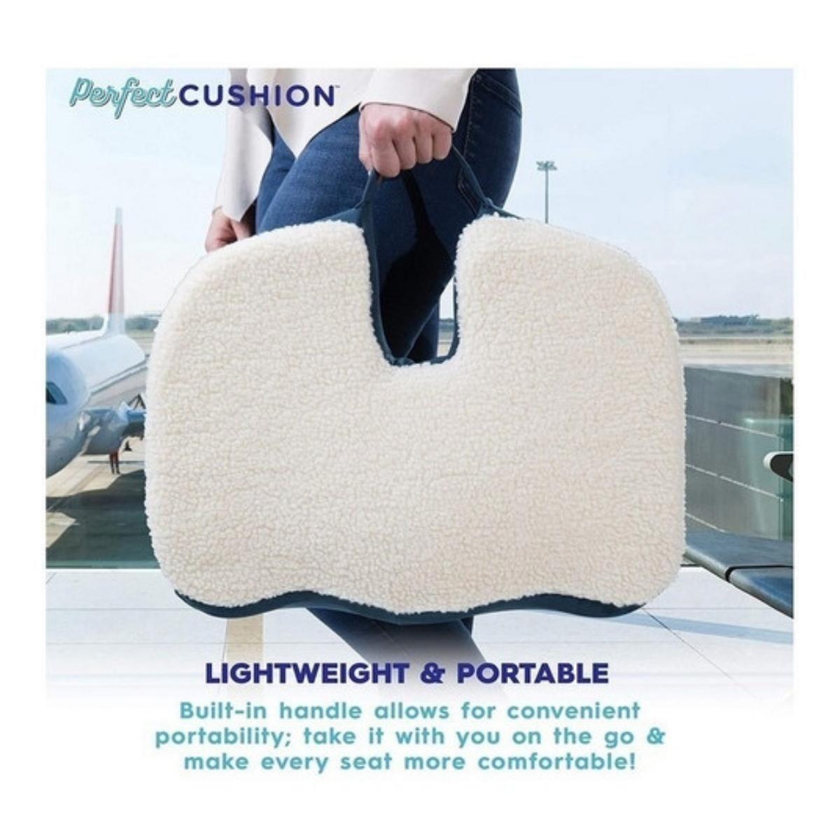 Cojín Viscoelástico Lumbar Coxis Para Sentarse De Gel-1