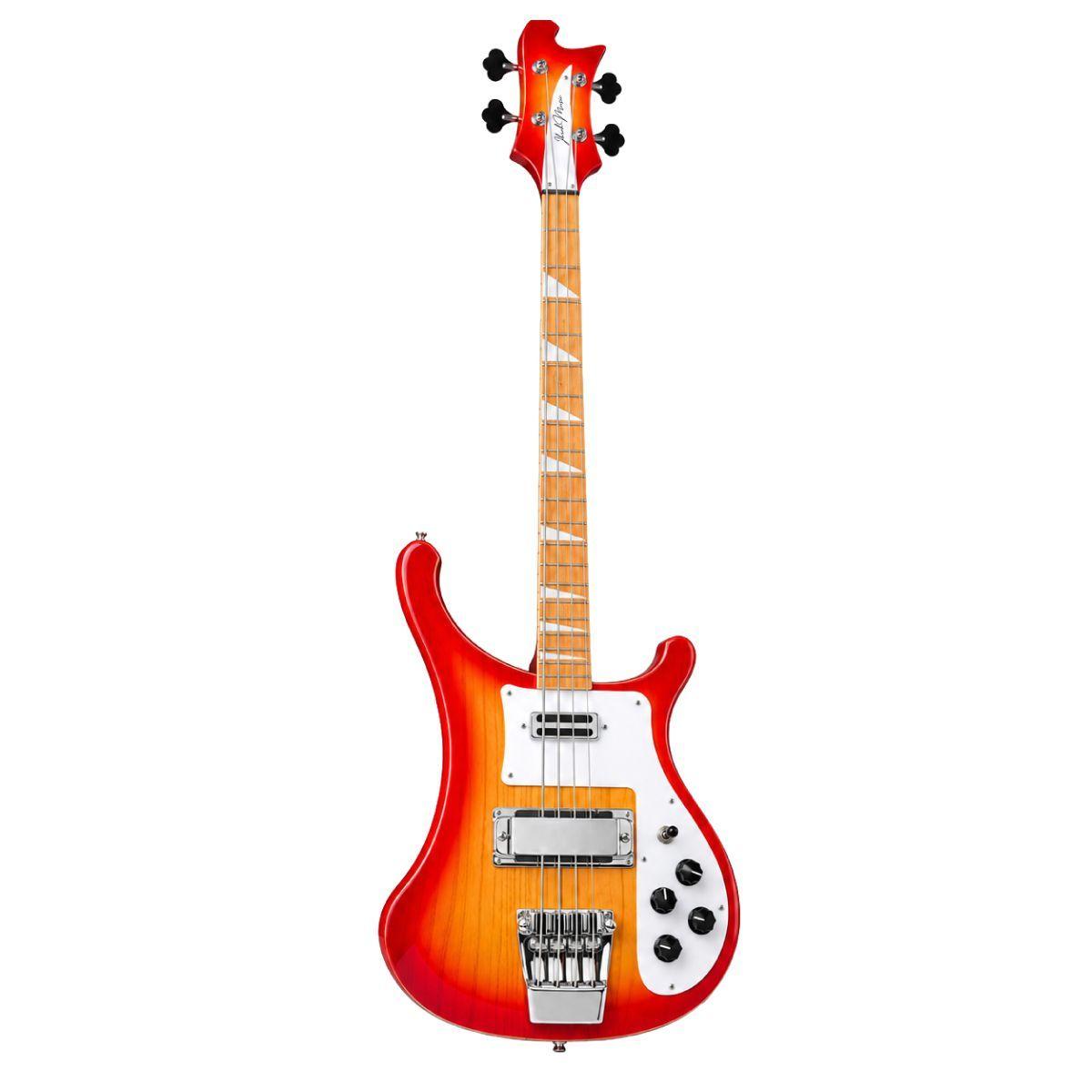 Bajo Electrico Ibrah Music Rh De 4 Cuerdas Sunburst -0