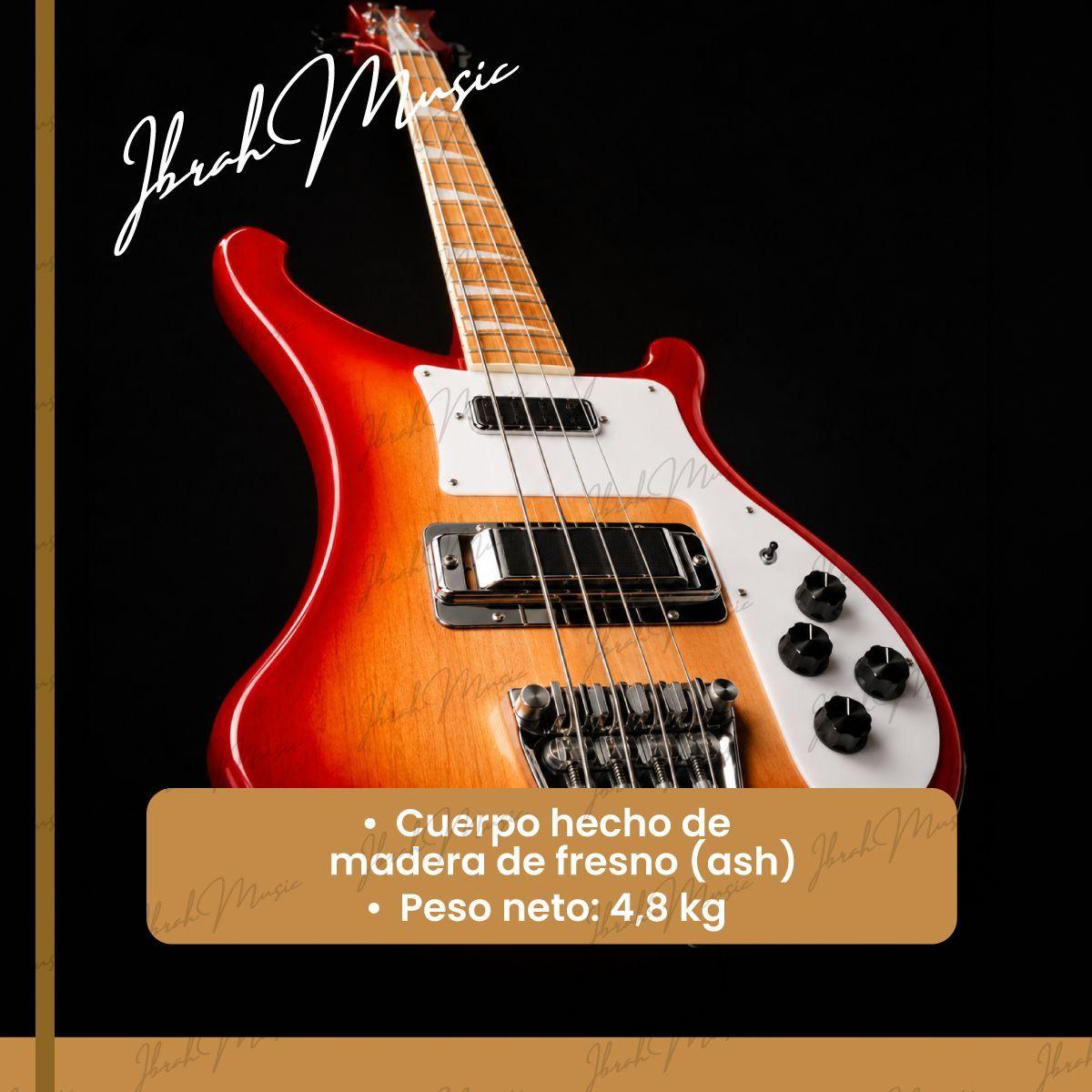 Bajo Electrico Ibrah Music Rh De 4 Cuerdas Sunburst -7