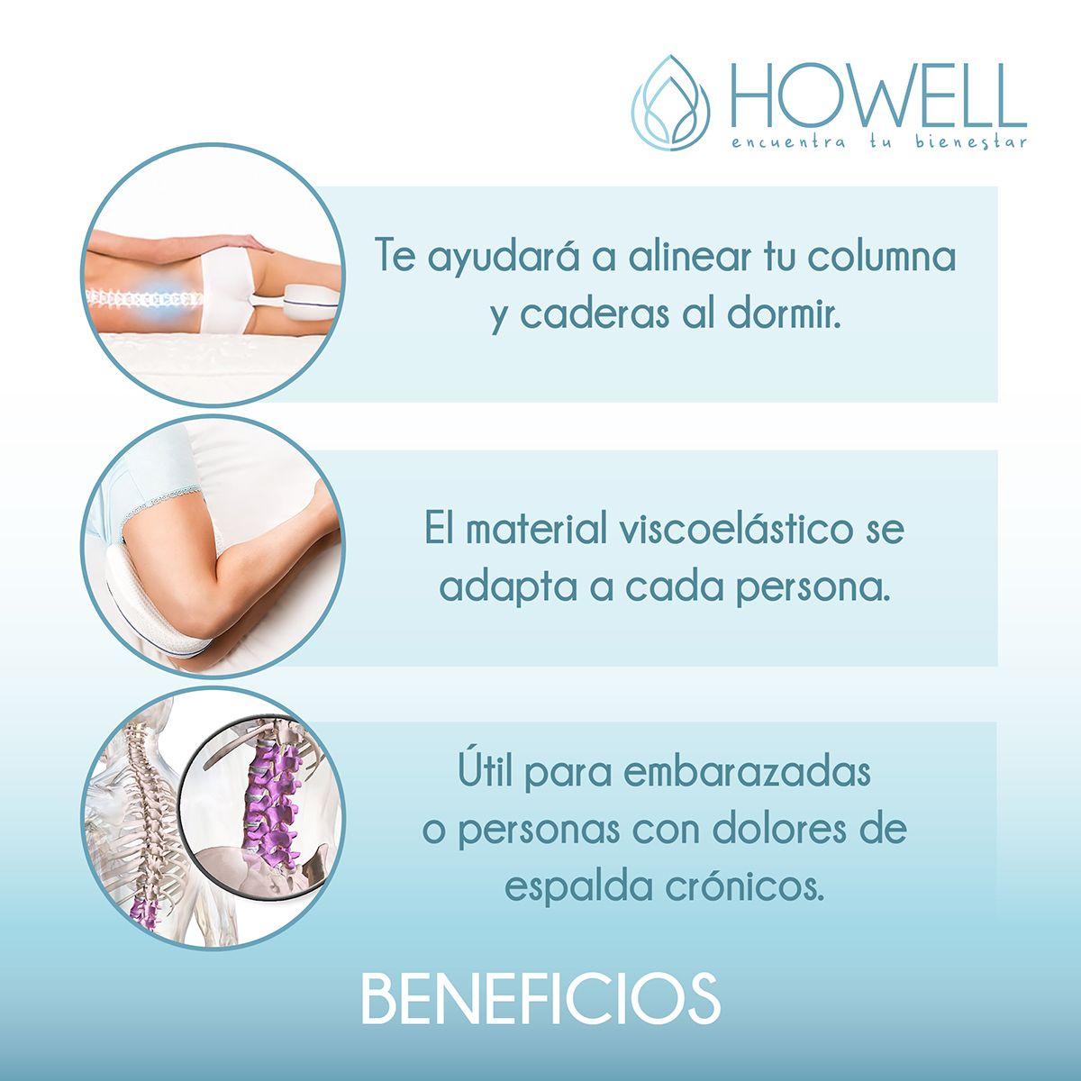 Pack X2 Almohada Memory Para Piernas Cojín Ortopédico Memory-4
