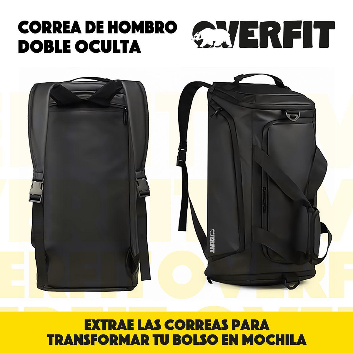 Bolso Deportivo Duffel Gym 3 en 1 Overfit Oxford Impermeable-3