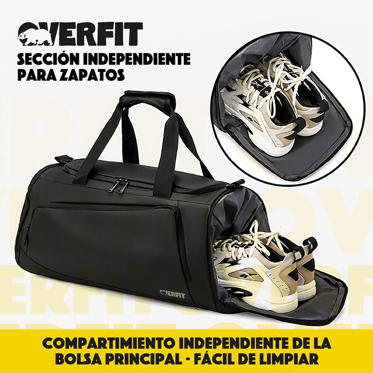 Bolso Deportivo Duffel Gym 3 en 1 Overfit Oxford Impermeable-5