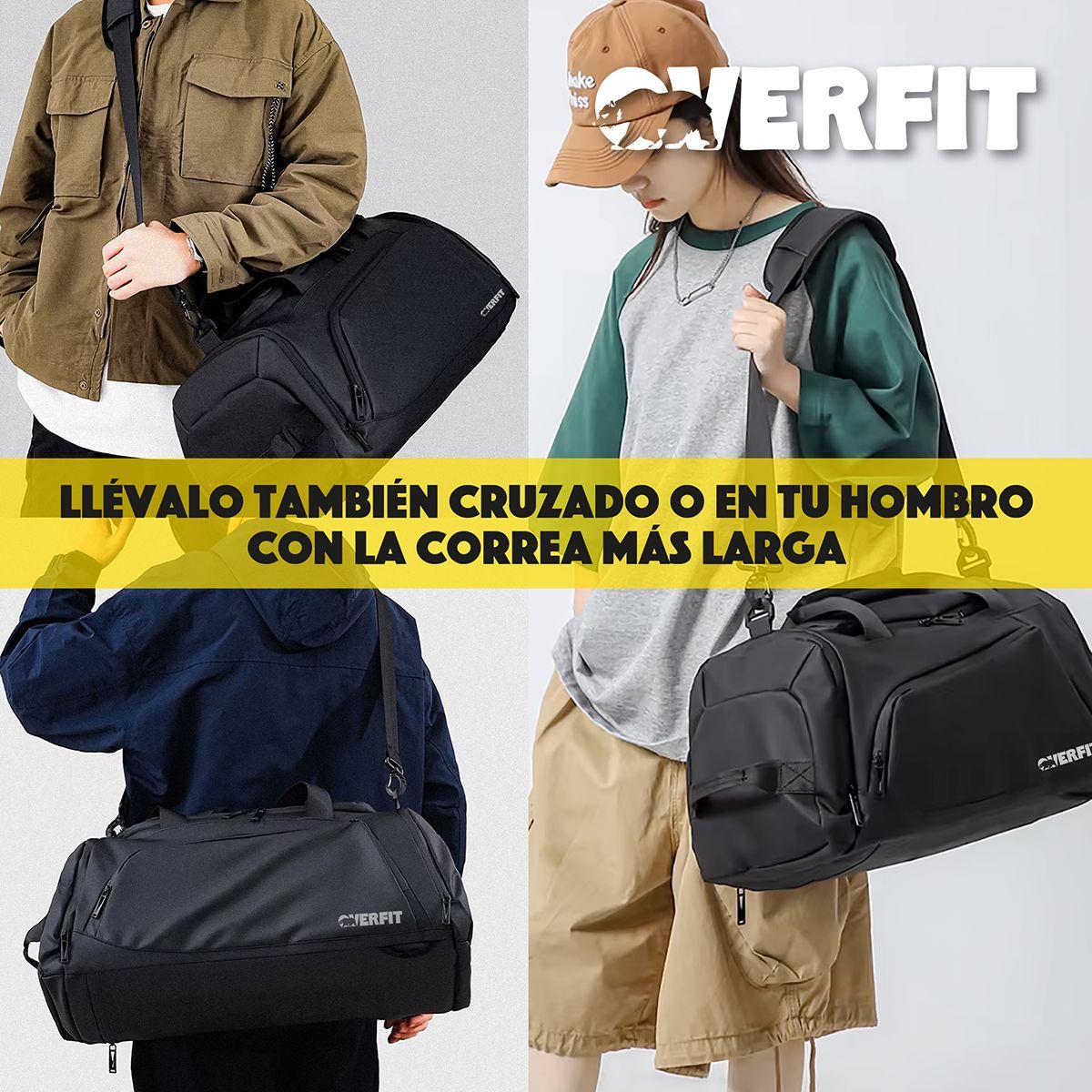 Bolso Deportivo Duffel Gym 3 en 1 Overfit Oxford Impermeable-7