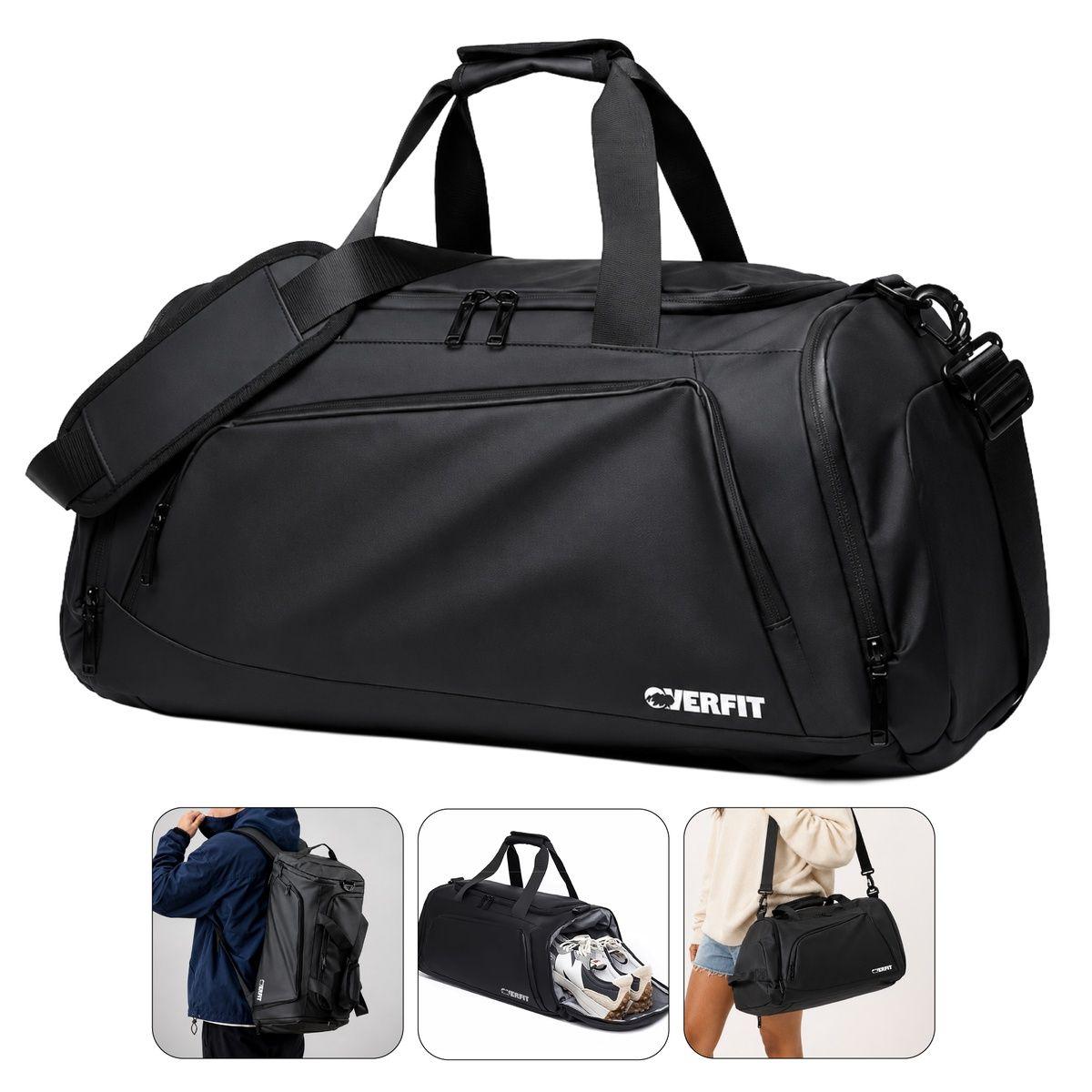 Bolso Deportivo Duffel Gym 3 en 1 Overfit Oxford Impermeable-0