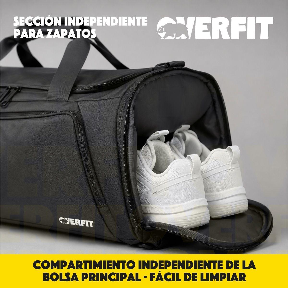 Bolso Deportivo Duffel Gym 3 en 1 Overfit Oxford Impermeable-3