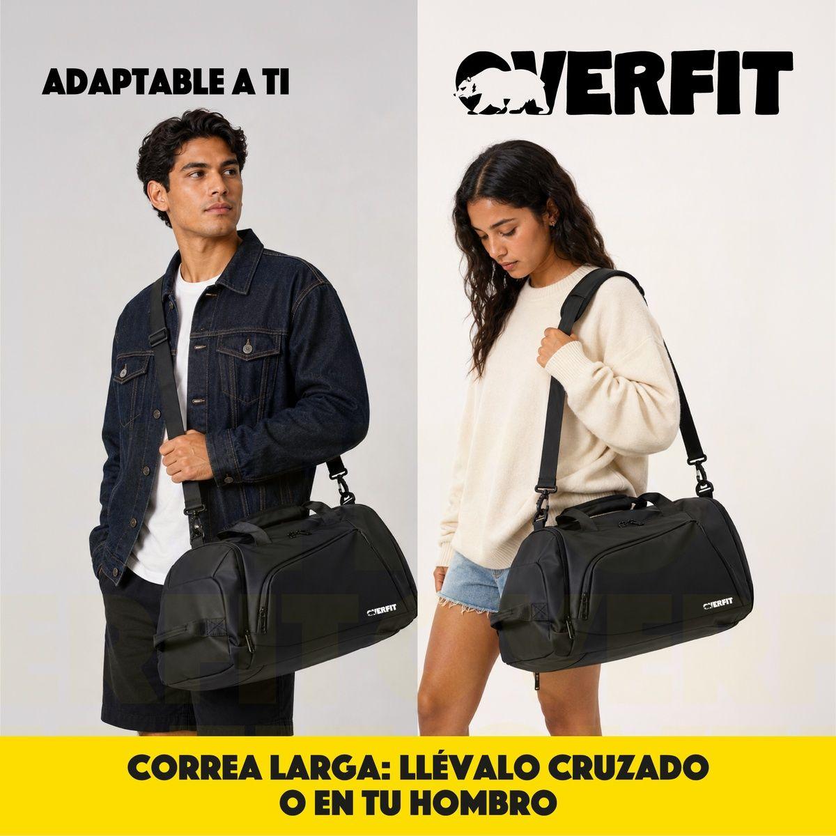 Bolso Deportivo Duffel Gym 3 en 1 Overfit Oxford Impermeable-4