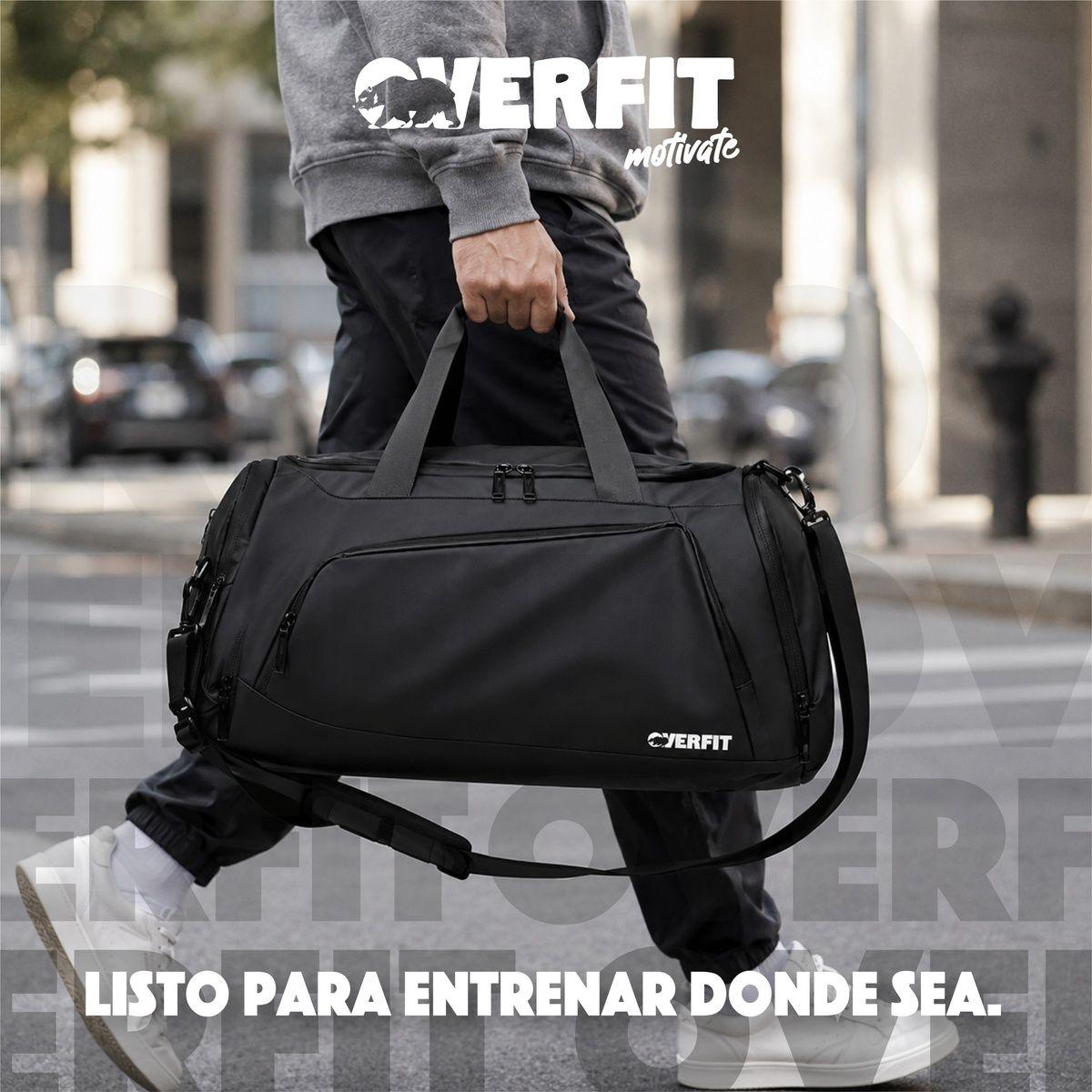 Bolso Deportivo Duffel Gym 3 en 1 Overfit Oxford Impermeable-9