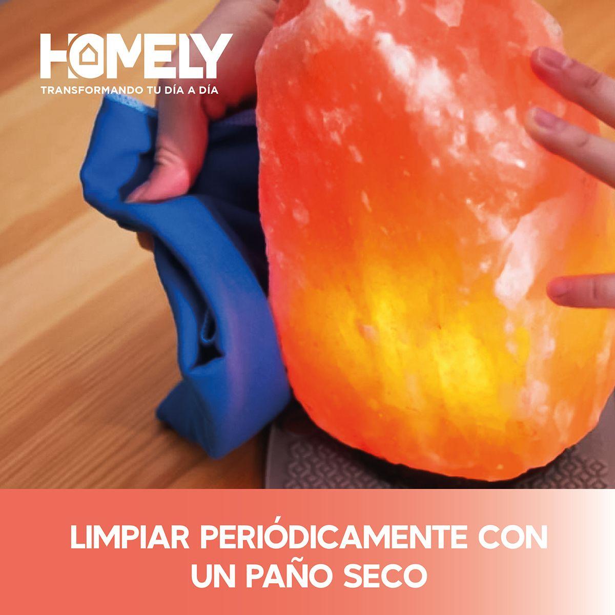 Lámpara de sal Himalaya Roca Intensidad Regulable Dormitorio-3