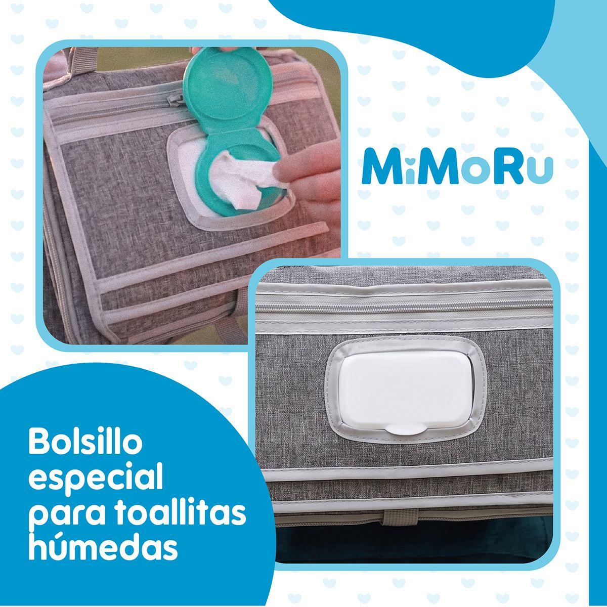 Mudador Portatil Bebe Impermeable Mimoru Para Cambiar Pañales Plegable-3
