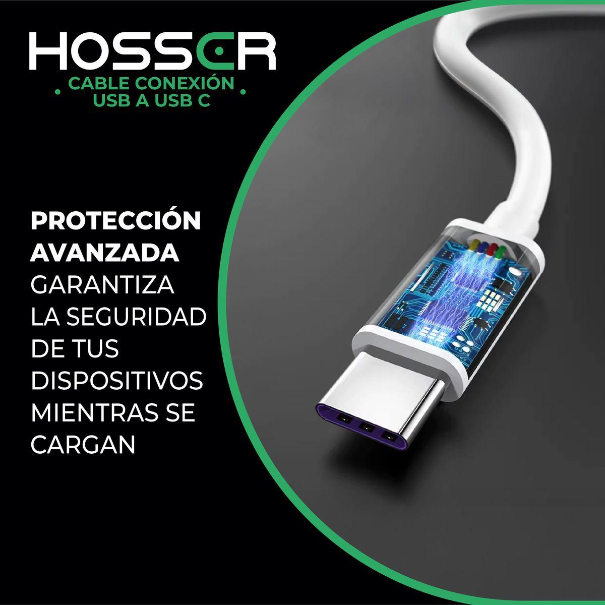 Cable Conexion Tipo C Hosser 5 metros Usb 2.0 Carga Datos-7