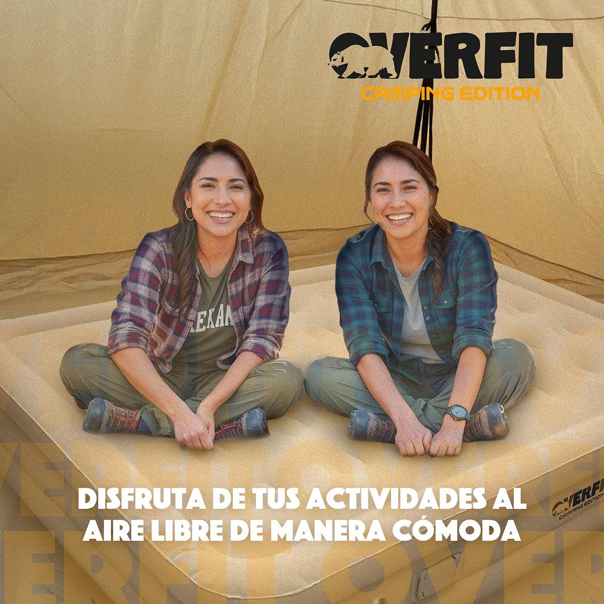 Colchón Inflable Electrico 2 Plazas Overfit Bomba Portatil-7