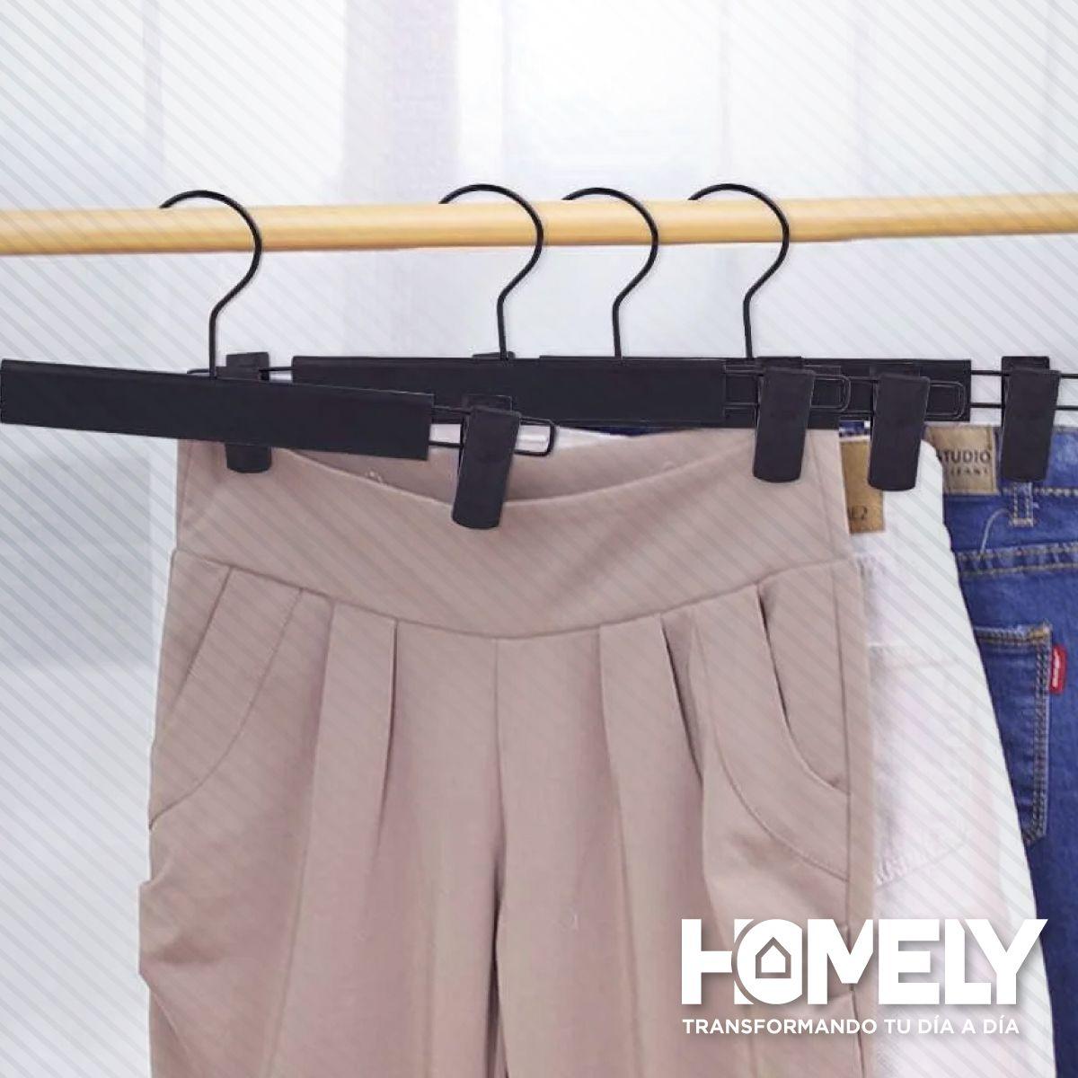 Colgadores De Pinza Para Pantalon Homely Ganchos Ropa 30 U-8