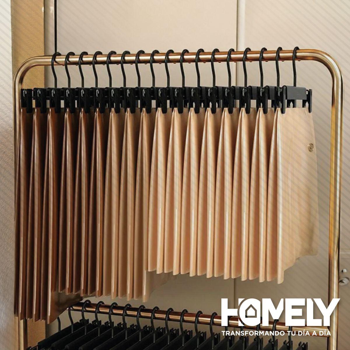 Colgadores De Pinza Para Pantalon Homely Ganchos Ropa 30 U-9