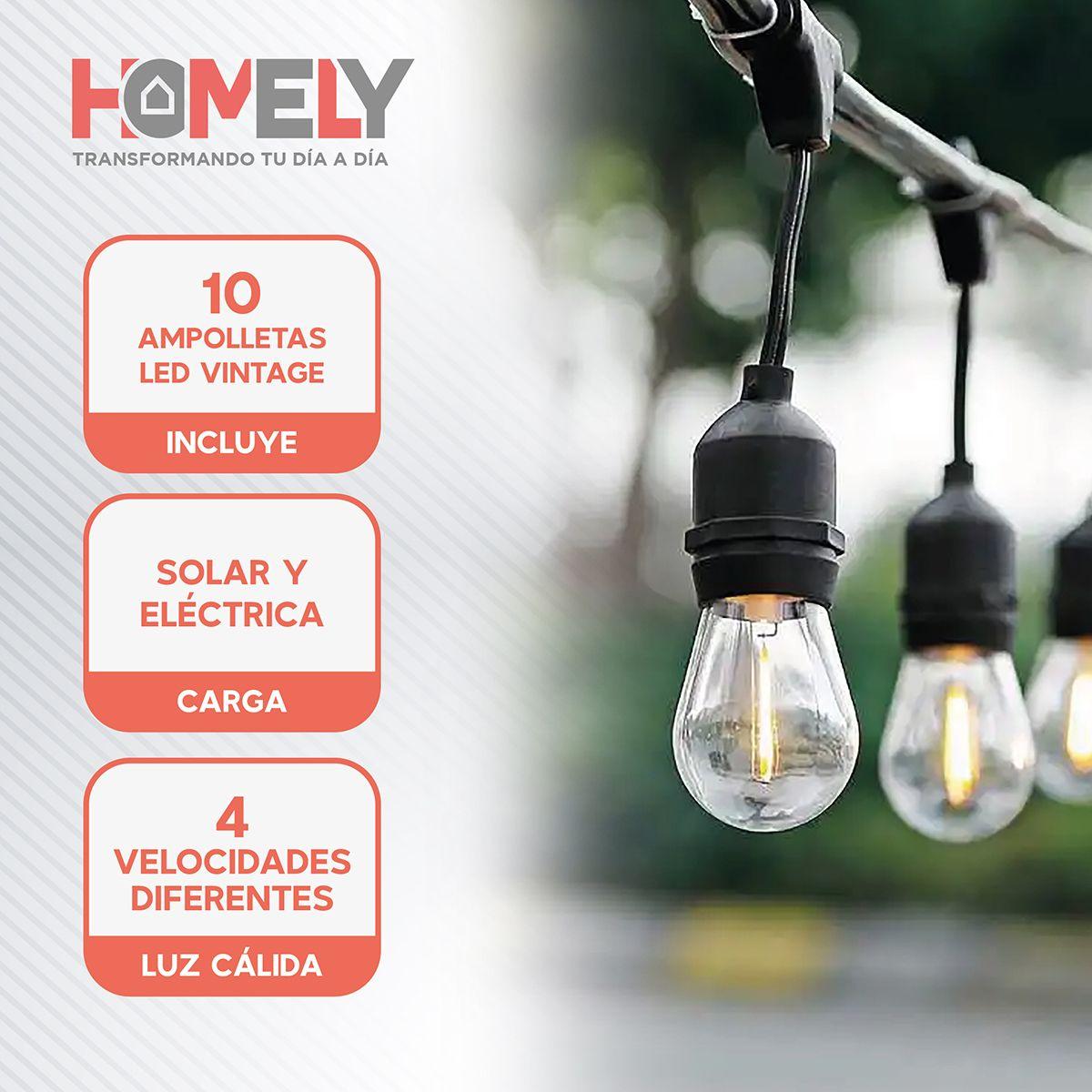 Pack X2 Guirnalda Terraza Solar Cascada Luces Led 10 Metros-2