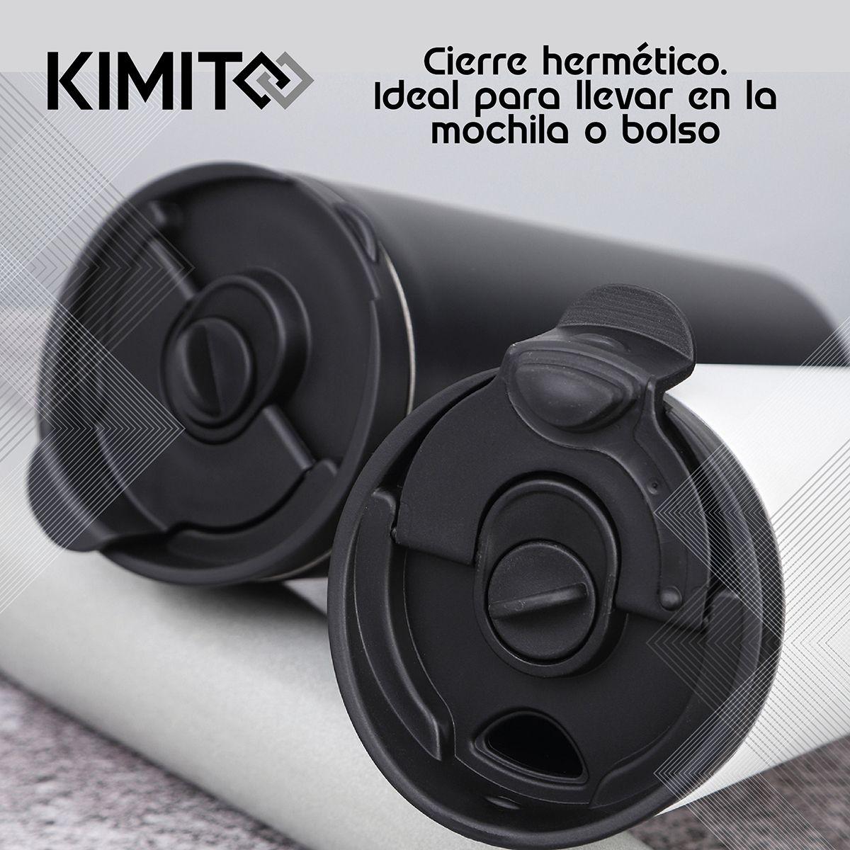 Prensa Francesa Portatil Kimito 500 Ml Cafetera Travel Negro-4