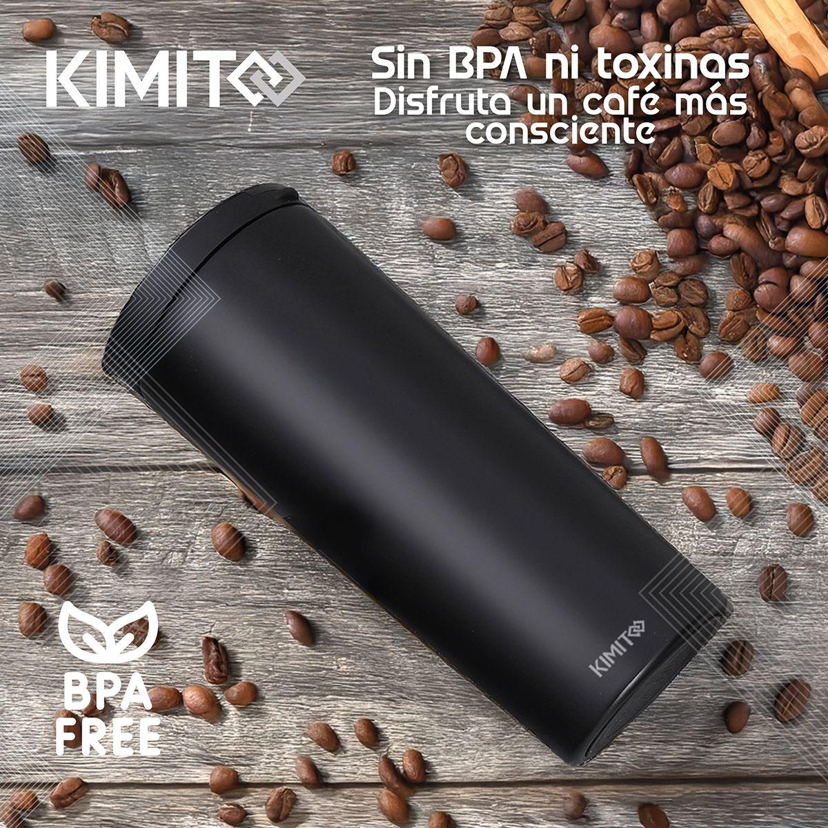 Prensa Francesa Portatil Kimito 500 Ml Cafetera Travel Negro-7