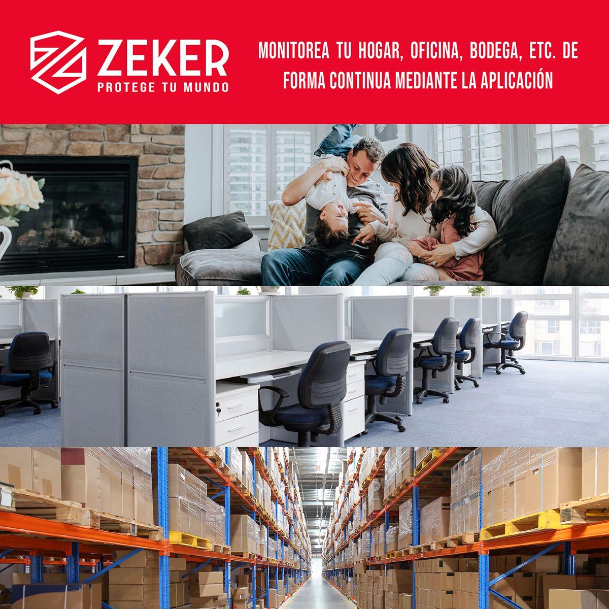 Cámara de Seguridad Wifi Exterior Impermeable Zeker 2MP 5G-4