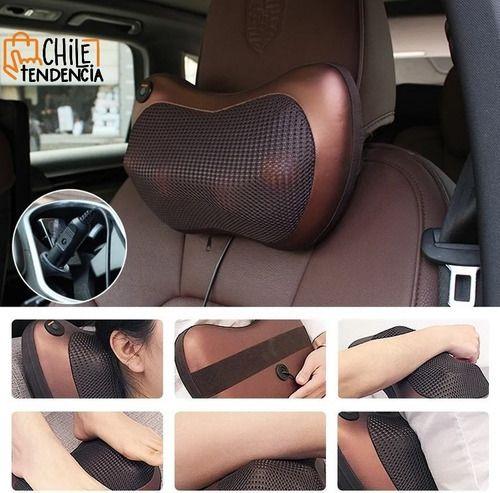 Cojín Masajeador Almohada Auto Relajación Spa Espalda Cuello-7