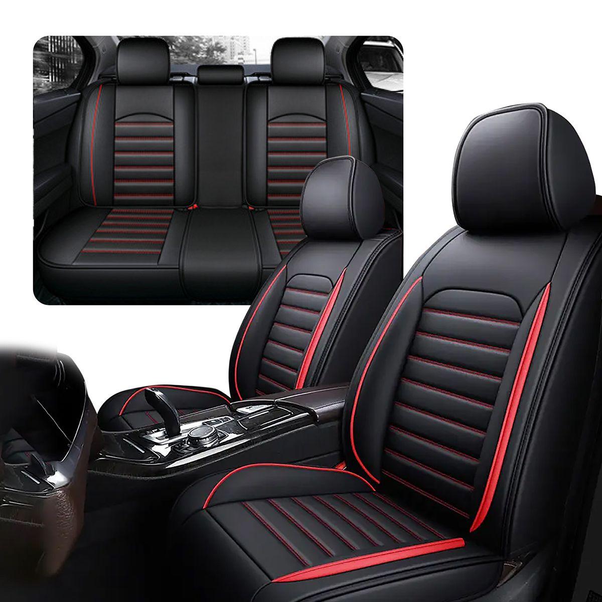 Funda Cubre Asiento Ecocuero Galanta Set 5 Asientos Luxury-0