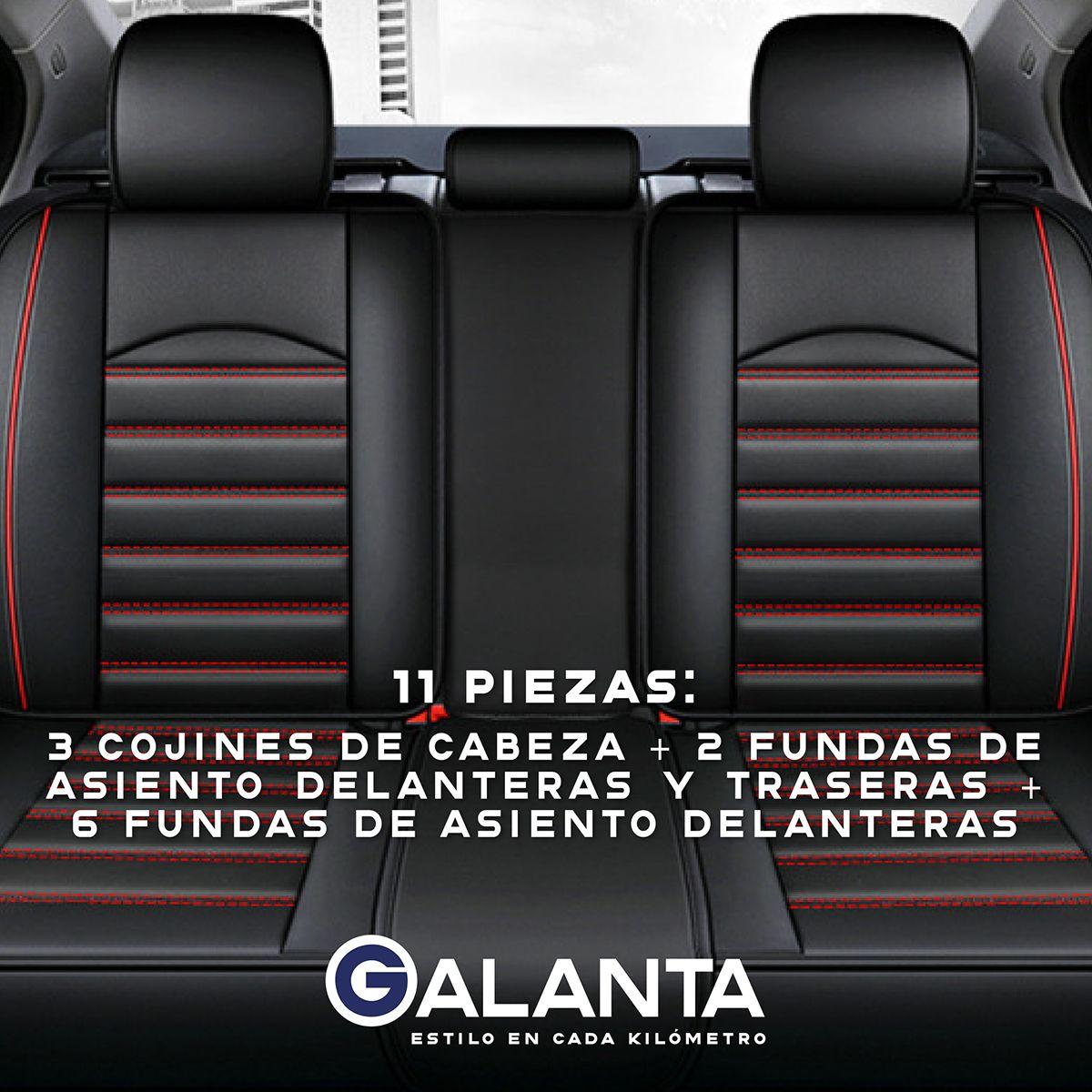 Funda Cubre Asiento Ecocuero Galanta Set 5 Asientos Luxury-3